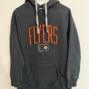 Fanatics Flyers Black Hoodie with Gray Accents